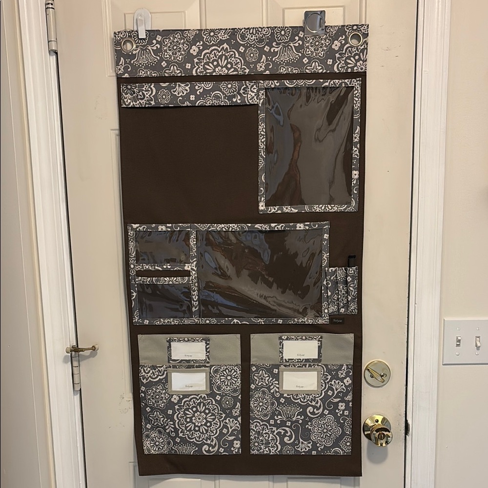 Thirty-one Brown and Gray Hanging Organizer